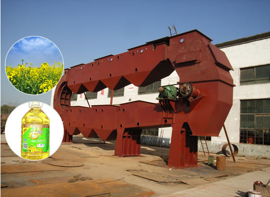 Canola oil extraction plant