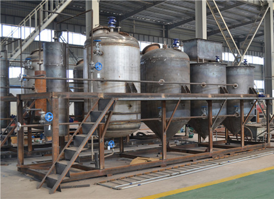 1-20TPD palm kernel oil refining process line 