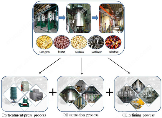 Rapeseed oil production machine 