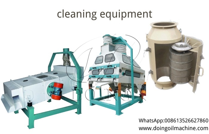 Three kinds of groundnut cleaning machines.jpg