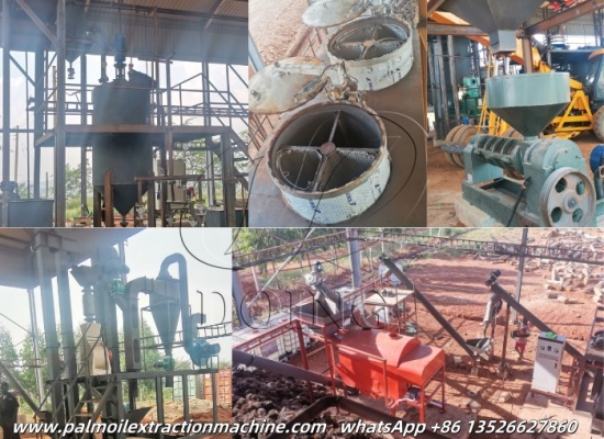 3tph palm oil extraction machines and palm kernel oil extraction machines project successfully installed in Uganda